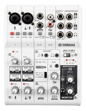 1625301956485-Yamaha AG06 AG Series Mixer Console Multipurpose 6-Channel Mixer with USB Audio Interface2.jpg